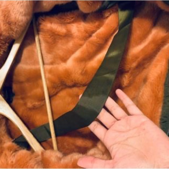 Like New ZARA winter coat parka style with colourfull faux fur size S - Picture 5 of 7